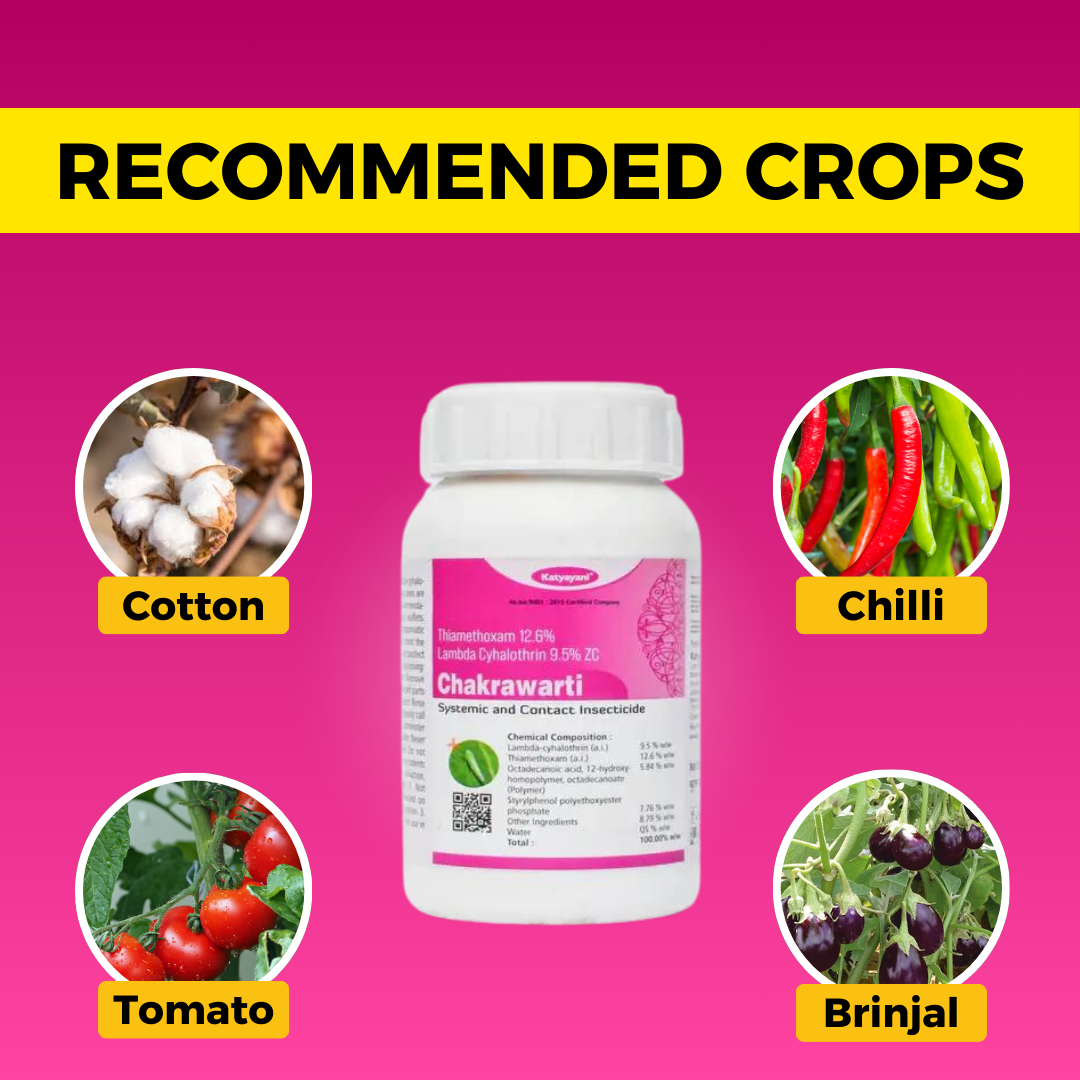 Katyayani Chakrawarti | Thiamethoxam 12.6% + Lambda Cyhalothrin 9.5% ZC | Chemical Insecticide
