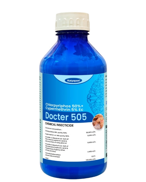 KATYAYANI DOCTER 505 | CHLORPYRIPHOS 50% + CYPERMETHRIN 5% EC | — Insecticide