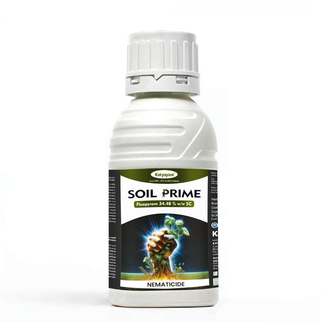 Katyayani Soil Prime | Fluopyram 34.48 % w/w SC | Nematicide for Root-Knot Nematode Control in Tomato