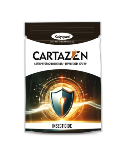 Katyayani Cartazen - Cartap Hydrochloride 50 % + Buprofezin 10 % WP — Insecticide