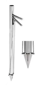 JE 2.5 inch 91cm Stainless Steel Heavy Duty Multi-Functional Manual Vegetable Seedling Transplanter