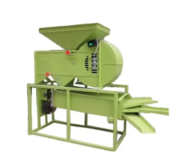 JE 50W Mild Steel Single Phase Double Motor Grain Winnower Grader & Cleaner Machine, Capacity: 400-500 kg/hr