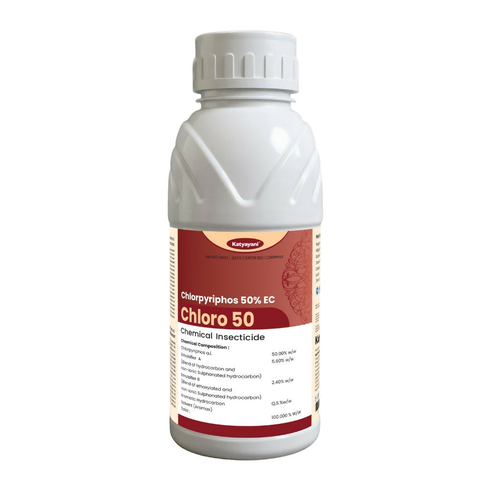 Katyayani Chloro 50 | Chloropyriphos 50% EC | Chemical Insecticide