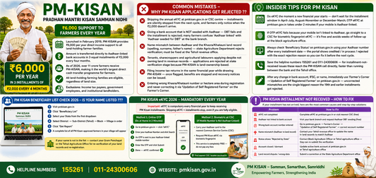 WHY PM KISAN APPLICATIONS GET REJECTED????/COMMON MISTAKES AND INSIDER TIPS FOR PM KISAN/HOW TO FIX IF PM KISAN INSTALLMENT NOT RECEIVED