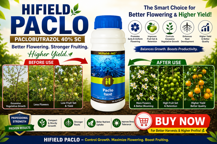 HIFIELD Paclo(Paclobutrazole 40% SC ) for flowering and fruiting