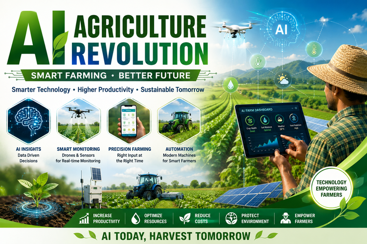 AI Agriculture Revolution And Smart Farming