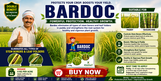 BARDOC/BEST FOR ALL TYPES OF STEM BORERS AND LEAF FOLDERS