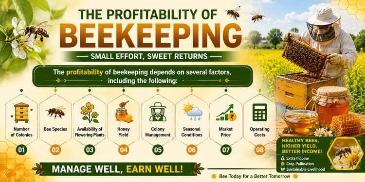 HOW MUCH INCOME CAN BE GENERATED BY BEE KEEPING ???