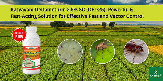 Katyayani Deltamethrin 2.5% SC (DEL-25): Powerful & Fast-Acting Solution for Effective Pest and Vector Control