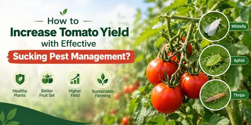 How to Increase Tomato Yield with Effective Sucking Pest Management?