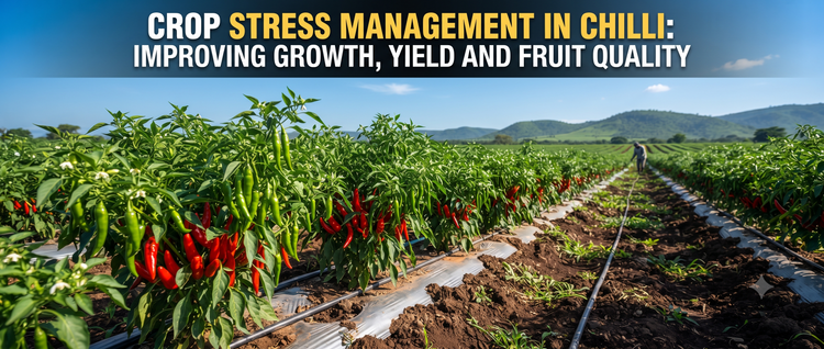 Crop Stress Management in Chilli: Improving Growth, Yield and Fruit Quality
