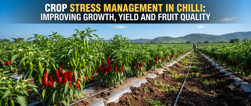 Crop Stress Management in Chilli: Improving Growth, Yield and Fruit Quality