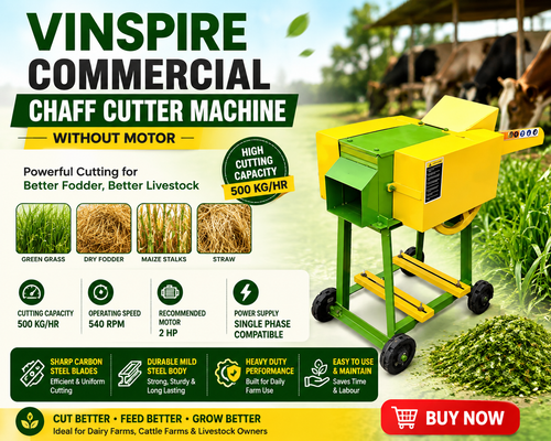VINSPIRE COMMERCIAL CHAFF CUTTER MACHINE WITHOUT MOTOR