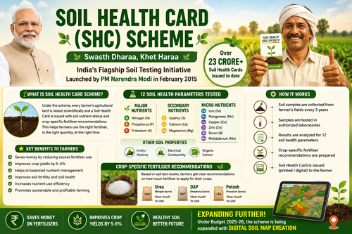 WHAT IS SOIL HEALTH CARD SCHEME/DETAIL INFORMATION ABOUT THE SOIL HEALTH CARD SCHEME