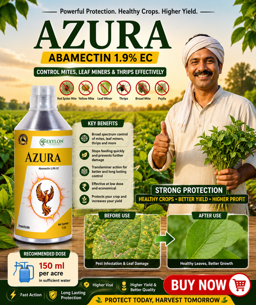 EXYLON AZURA - Abamectin 1.9 % EC /PREMIUM INSECTICIDE AND ACARICIDE
