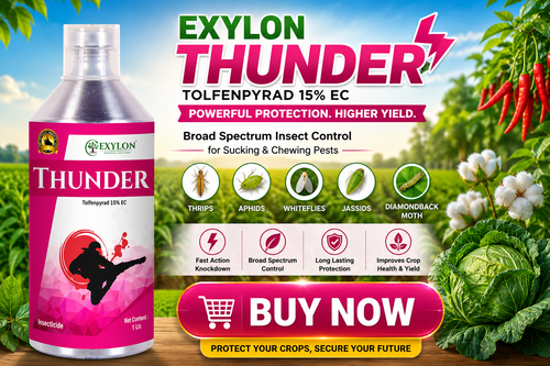 EXYLON THUNDER-Tolfenpyrad 15 % EC /HIGHLY  EFFECTIVE INSECTICIDE