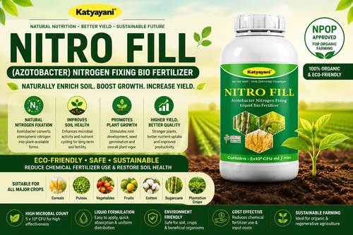 Katyayani Nitro Fill (Azotobacter) Nitrogen Fixing Bio Fertilizer