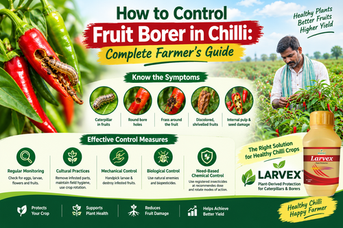 How to Control Fruit Borer in Chilli: Complete Farmer’s Guide