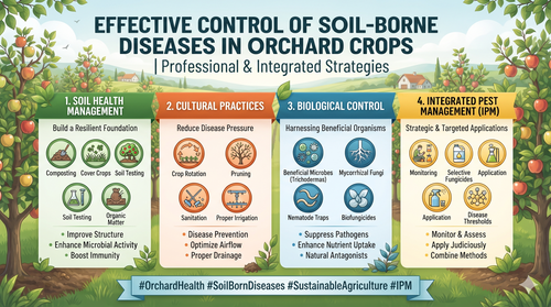 EFFECTIVE CONTROL OF SOIL BORNE DISEASES IN ORCHARD CROPS