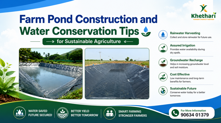 Farm Pond Construction and Water Conservation Tips for Sustainable Agriculture