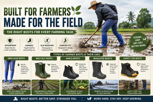 Different Types of Farm Boots and Their Uses