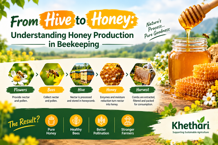 From Hive to Honey: Understanding Honey Production in Beekeeping