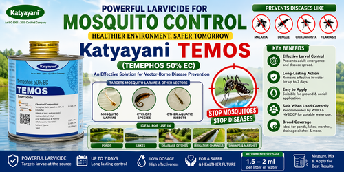 Katyayani Temos Temephos 50% EC A Trusted Larvicide for Effective Mosquito and Vector Control