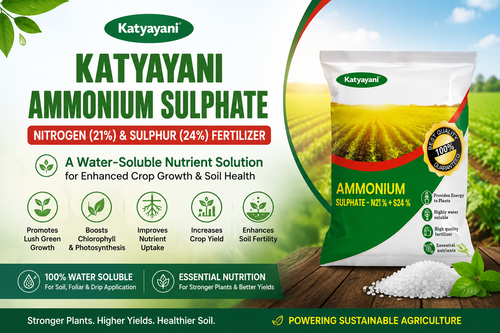 Katyayani Ammonium Sulphate | Nitrogen (21%) & Sulphur (24%) Fertilizer