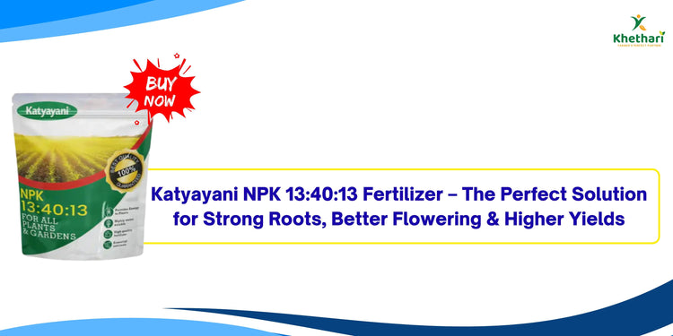 Katyayani NPK 13:40:13 Fertilizer – The Perfect Solution for Strong Roots, Better Flowering & Higher Yields