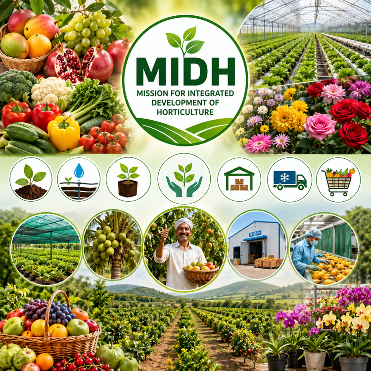 MIDH Horticulture Mission (Mission for Integrated Development of Horticulture)