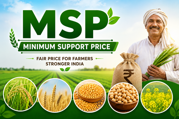 MSP (Minimum Support Price)  Crop List