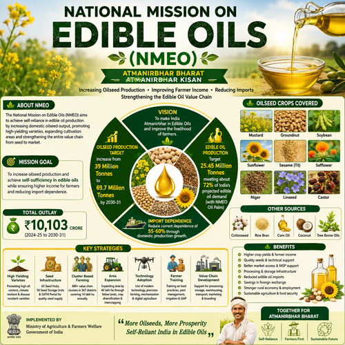 NATIONAL MISSION ON EDIBLE OILS-OILSEEDS(NMEO-Oilseeds)
