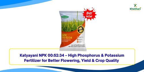 Katyayani NPK 00:52:34 – High Phosphorus & Potassium Fertilizer for Better Flowering, Yield & Crop Quality