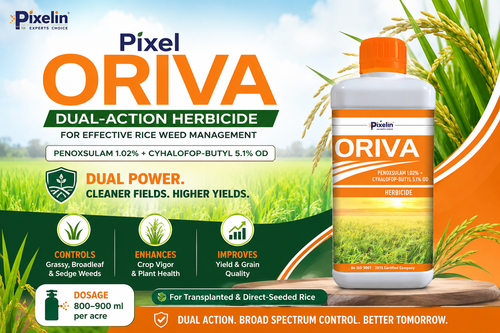 Pixel Oriva (Penoxsulam 1.02% + Cyhalofop-Butyl 5.1% OD) – Dual-Action Herbicide for Effective Rice Weed Management