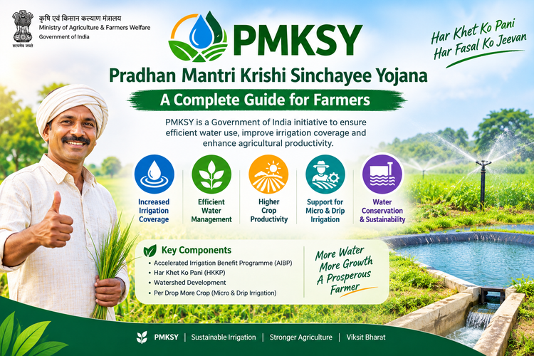 PMKSY: Pradhan Mantri Krishi Sinchayee Yojana – A Complete Guide for Farmers