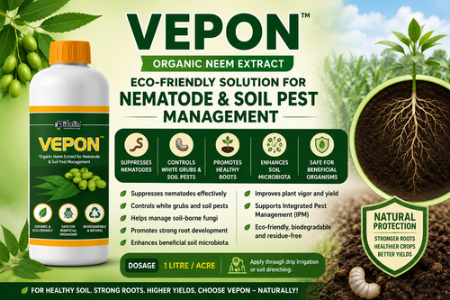 VEPON – Organic Neem Extract: Eco-Friendly Solution for Nematode & Soil Pest Management