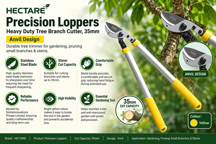 HECTARE Precision Loppers – Heavy-Duty Tree Branch Cutter for Efficient Garden Maintenance