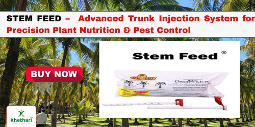 STEM FEED –  Advanced Trunk Injection System for Precision Plant Nutrition & Pest Control