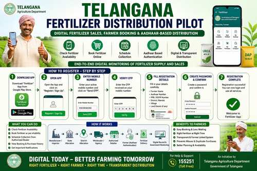 TELANGANA FERTILIZER DISTRIBUTION PILOT