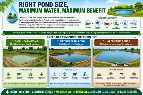 classification of farm ponds based on size