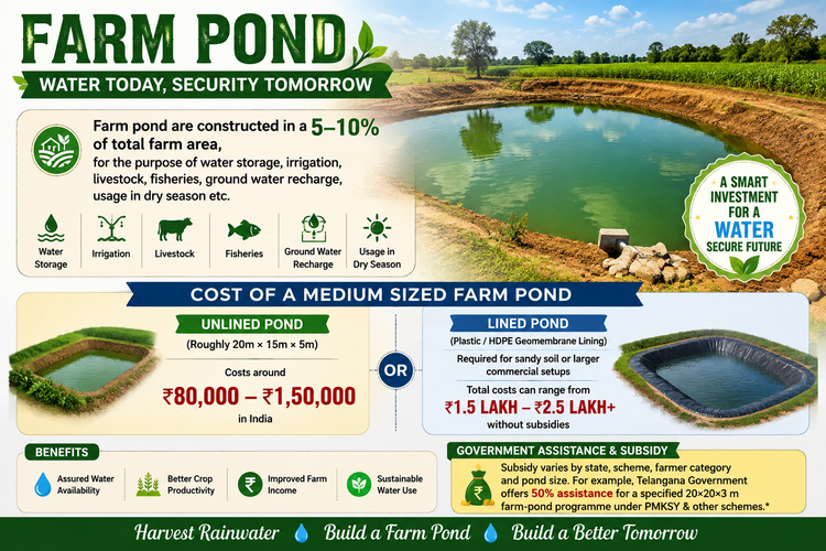 Farmpond cost breakdown