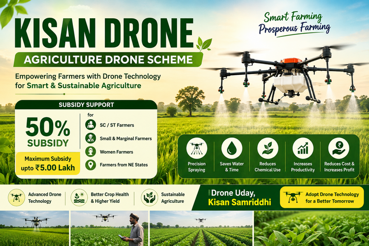KISAN DRONE - Agriculture Drone Scheme