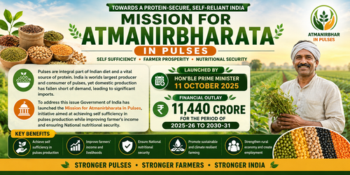 Atmanirbharata scheme on pulses