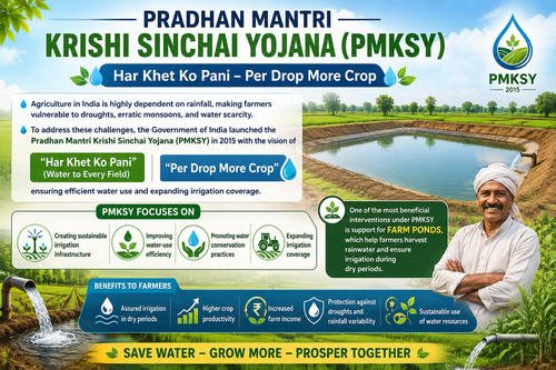Pradhan Mantri Krishi Sinchai Yojana (PMKSY)