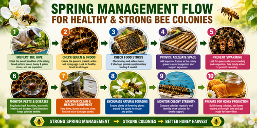 SEASONAL MANAGEMENT OF BEES