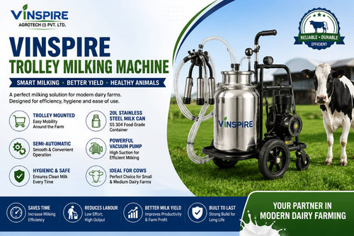 Vinspire Trolley Milking Machine