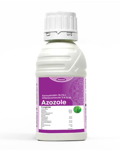 Katyayani Azozole Chemical Fungicide | Azoxystrobin 18.2 % + difenoconazole 11.4 % SC | Katyayani