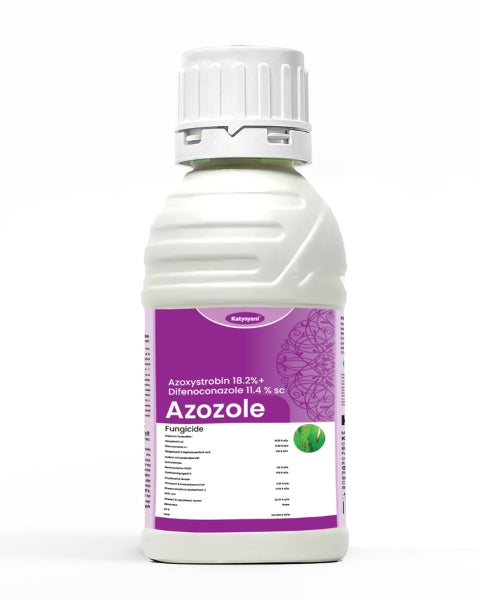 Katyayani Azozole Chemical Fungicide | Azoxystrobin 18.2 % + difenoconazole 11.4 % SC | Katyayani