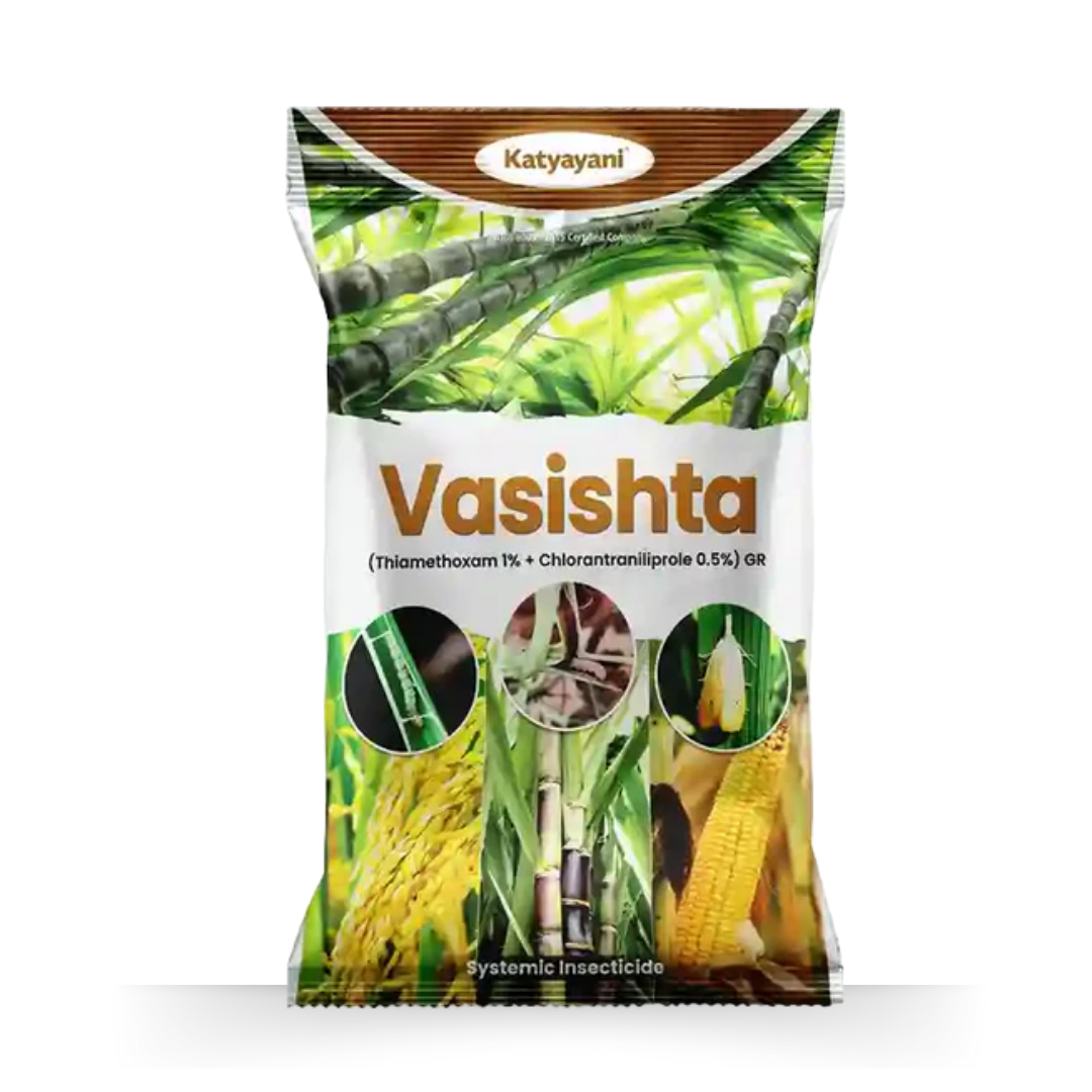 Katyayani Vasishta | Thiamethoxam 1% + Chlorantraniliprole 0.5% GR | Chemical Insecticide