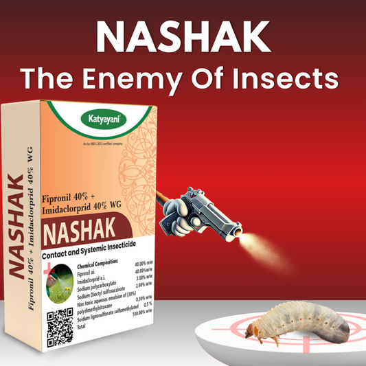 Nashak Chemical Insecticide | Fipronil 40% + Imidacloprid 40% WG | Katyayani